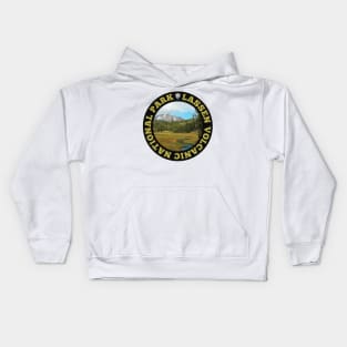 Lassen Volcanic National Park circle Kids Hoodie